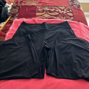 ATHLETA Black Relaxed Pants. SIZE 16. Wide leg